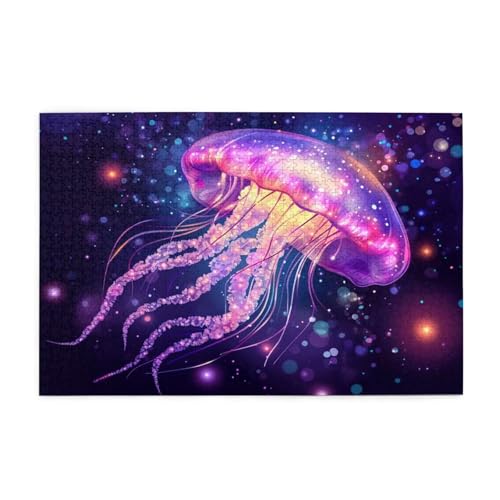 Puzzle 500 Teile Qualle Puzzle Sternenhimmel DIY Kreative Holz Jigsaws für Erwachsene, Impossible Herausfordernde Familie Aktivität Spiele, Deko Wohnzimmer, Geschenke für Frauen 52x38cm E-1826 Puzzle 500 Teile Qualle Puzzle Sternenhimmel DIY Kreative Holz Jigsaws für Erwachsene, Impossible Herausfordernde Familie Aktivität Spiele, Deko Wohnzimmer, Geschenke für Frauen 52x38cm E-1826 von Wehsaeho