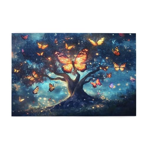 Puzzle 500 Teile Schmetterling Puzzle Baum des Lebens DIY Kreative Holz Jigsaws für Erwachsene, Impossible Herausfordernde Familie Aktivität Spiele, Wanddeko, Geschenke für Frauen 52x38cm E-1774 Puzzle 500 Teile Schmetterling Puzzle Baum des Lebens DIY Kreative Holz Jigsaws für Erwachsene, Impossible Herausfordernde Familie Aktivität Spiele, Wanddeko, Geschenke für Frauen 52x38cm E-1774 von Wehsaeho