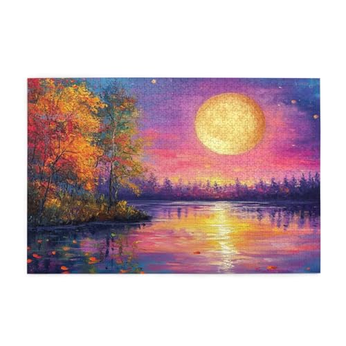 Puzzle 500 Teile Sonnenuntergang Puzzle Bunte Wolken DIY Kreative Holz Jigsaws für Erwachsene, Impossible Herausfordernde Familie Aktivität Spiele, Deko Wohnzimmer, Geschenke für Frauen 52x38cm E-1578 Puzzle 500 Teile Sonnenuntergang Puzzle Bunte Wolken DIY Kreative Holz Jigsaws für Erwachsene, Impossible Herausfordernde Familie Aktivität Spiele, Deko Wohnzimmer, Geschenke für Frauen 52x38cm E-1578 von Wehsaeho