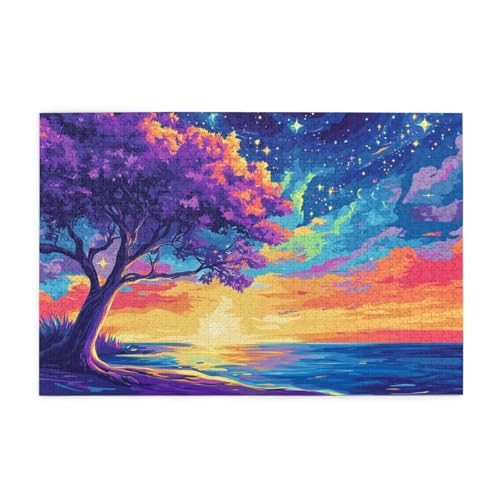 Puzzle 500 Teile Sternenhimmel Puzzle Baum des Lebens DIY Kreative Holz Jigsaws für Erwachsene, Impossible Herausfordernde Familie Aktivität Spiele, Wanddeko, Geschenke für Frauen 52x38cm E-1463 Puzzle 500 Teile Sternenhimmel Puzzle Baum des Lebens DIY Kreative Holz Jigsaws für Erwachsene, Impossible Herausfordernde Familie Aktivität Spiele, Wanddeko, Geschenke für Frauen 52x38cm E-1463 von Wehsaeho
