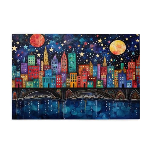 Puzzle 500 Teile Sternenhimmel Puzzle Nachtansicht DIY Kreative Holz Jigsaws für Erwachsene, Impossible Herausfordernde Familie Aktivität Spiele, Deko Wohnzimmer, Geschenke für Frauen 52x38cm E-580 Puzzle 500 Teile Sternenhimmel Puzzle Nachtansicht DIY Kreative Holz Jigsaws für Erwachsene, Impossible Herausfordernde Familie Aktivität Spiele, Deko Wohnzimmer, Geschenke für Frauen 52x38cm E-580 von Wehsaeho