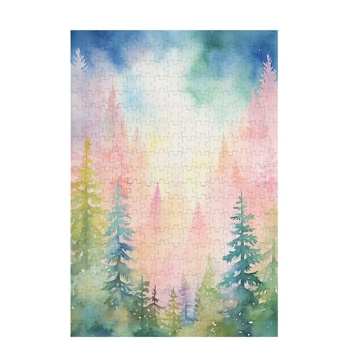 Puzzle 500 Teile Traum Puzzle Baum DIY Kreative Holz Jigsaws für Erwachsene mit Geschenkbox Verpackung, Impossible Herausfordernde Familie Aktivität Spiele, Geschenke für Frauen 52x38cm D-1617 von Wehsaeho