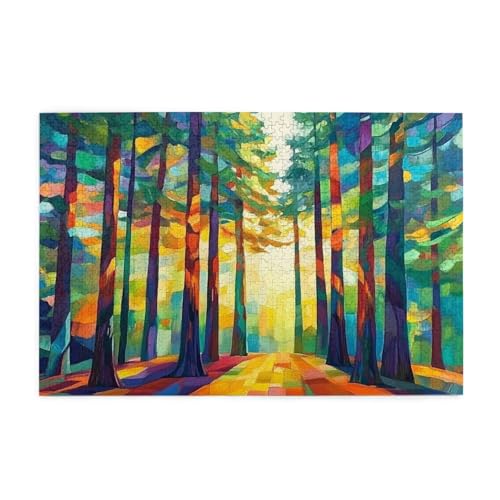 Puzzle 500 Teile Wald Puzzle Sonnenuntergang DIY Kreative Holz Jigsaws für Erwachsene, Impossible Herausfordernde Familie Aktivität Spiele, Deko Wohnzimmer, Geschenke für Frauen 52x38cm E-1404 Puzzle 500 Teile Wald Puzzle Sonnenuntergang DIY Kreative Holz Jigsaws für Erwachsene, Impossible Herausfordernde Familie Aktivität Spiele, Deko Wohnzimmer, Geschenke für Frauen 52x38cm E-1404 von Wehsaeho