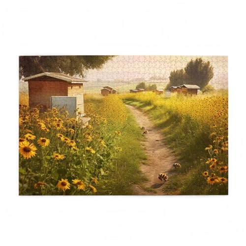 Puzzle 5000 Teile Blume Puzzle Landschaft DIY Kreative Holz Jigsaws für Erwachsene mit Geschenkbox Verpackung, Impossible Herausfordernde Familie Aktivität Spiele, Deko Wohnzimmer 105x156cm D-100 von Wehsaeho