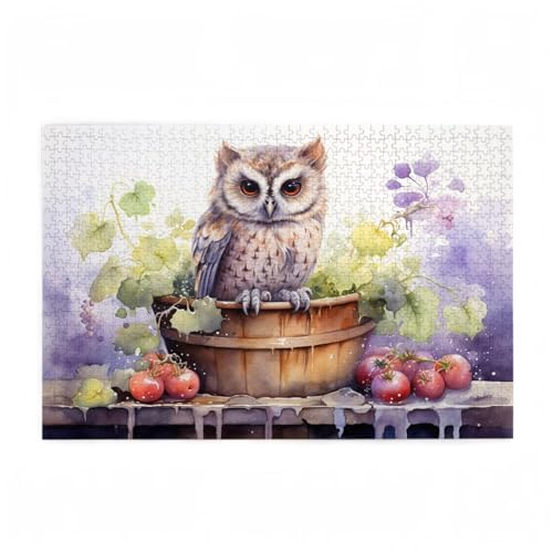 Puzzle 5000 Teile Eule Puzzle Blume DIY Kreative Holz Jigsaws für Erwachsene mit Geschenkbox, Impossible Herausfordernde Familie Aktivität Spiele, Deko Wohnzimmer, Geschenke für Frauen 105x156cm D-671 Puzzle 5000 Teile Eule Puzzle Blume DIY Kreative Holz Jigsaws für Erwachsene mit Geschenkbox, Impossible Herausfordernde Familie Aktivität Spiele, Deko Wohnzimmer, Geschenke für Frauen 105x156cm D-671 von Wehsaeho