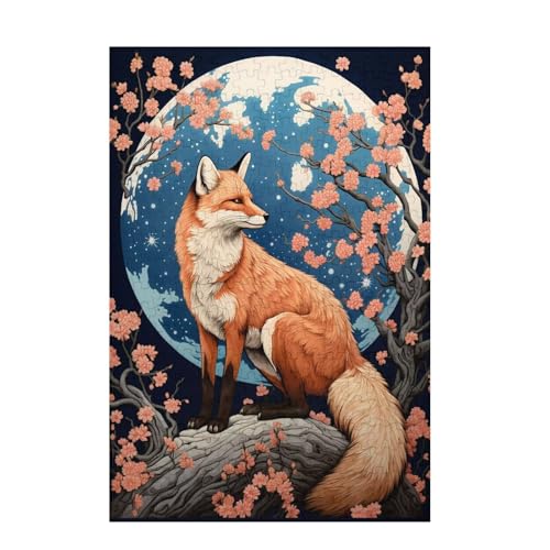 Puzzle 5000 Teile Japan Puzzle Fuchs DIY Kreative Holz Jigsaws für Erwachsene mit Geschenkbox Verpackung, Impossible Herausfordernde Familie Aktivität Spiele, Deko Wohnzimmer 105x156cm D-1565 von Wehsaeho