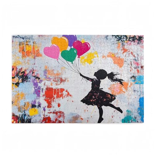 Puzzle 5000 Teile Mädchen Puzzle Wie DIY Kreative Holz Jigsaws für Erwachsene mit Geschenkbox Verpackung, Impossible Herausfordernde Familie Aktivität Spiele, Geschenke für Frauen 105x156cm D-341 von Wehsaeho