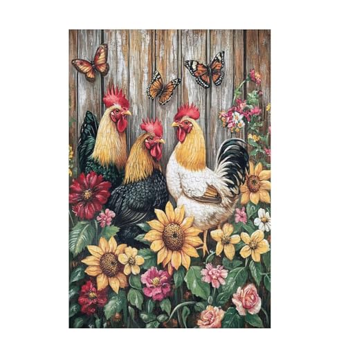 Puzzle 5000 Teile Sonnenblume Puzzle Huhn DIY Kreative Holz Jigsaws für Erwachsene mit Geschenkbox Verpackung, Impossible Herausfordernde Familie Aktivität Spiele, Deko Wohnzimmer 105x156cm D-1022 Puzzle 5000 Teile Sonnenblume Puzzle Huhn DIY Kreative Holz Jigsaws für Erwachsene mit Geschenkbox Verpackung, Impossible Herausfordernde Familie Aktivität Spiele, Deko Wohnzimmer 105x156cm D-1022 von Wehsaeho