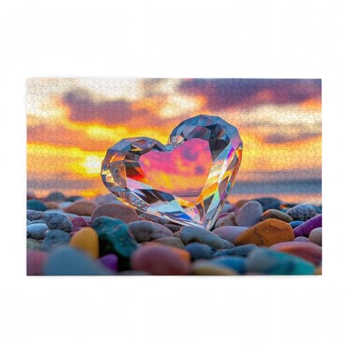 Puzzle 5000 Teile Wie Puzzle Sonnenuntergang DIY Kreative Holz Jigsaws für Erwachsene mit Geschenkbox Verpackung, Impossible Herausfordernde Familie Aktivität Spiele, Deko Wohnzimmer 105x156cm D-435 von Wehsaeho