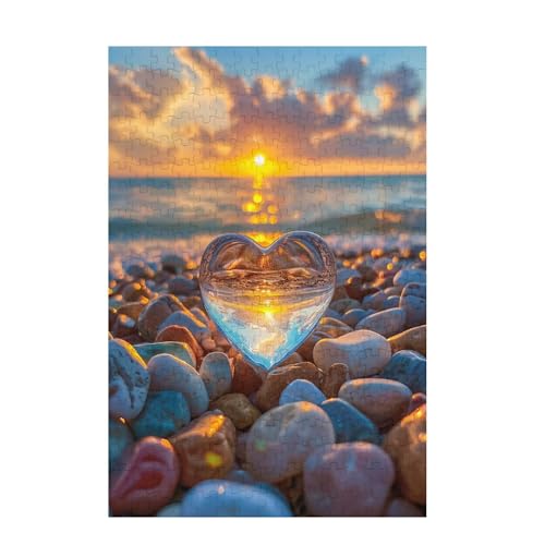 Puzzle 5000 Teile Wie Puzzle Sonnenuntergang DIY Kreative Holz Jigsaws für Erwachsene mit Geschenkbox Verpackung, Impossible Herausfordernde Familie Aktivität Spiele, Deko Wohnzimmer 105x156cm D-975 von Wehsaeho