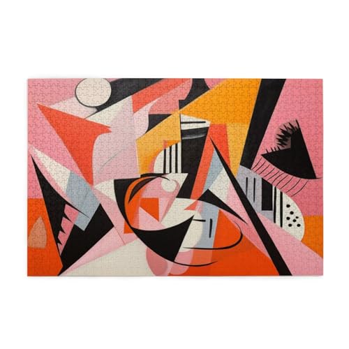 Puzzle 6000 Teile Abstrakt Puzzle Farbe DIY Kreative Holz Jigsaws für Erwachsene, Geschenkbox Verpackung, Impossible Herausfordernde Familie Aktivität Spiele, Deko Wohnzimmer Geschenke 105x179cm E-402 von Wehsaeho