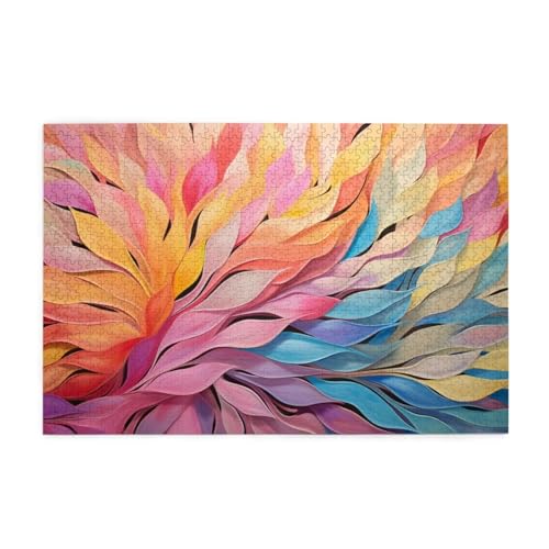 Puzzle 6000 Teile Abstrakt Puzzle Farbe DIY Kreative Holz Jigsaws für Erwachsene, Geschenkbox Verpackung, Impossible Herausfordernde Familie Aktivität Spiele, Deko Wohnzimmer Geschenke 105x179cm E-421 von Wehsaeho