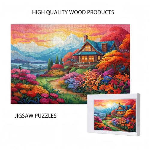 Puzzle 6000 Teile Berg Puzzle Karikatur DIY Kreative Holz Jigsaws für Erwachsene mit Geschenkbox Verpackung, Impossible Herausfordernde Familie Aktivität Spiele, Deko Wohnzimmer 105x179cm D-561 von Wehsaeho