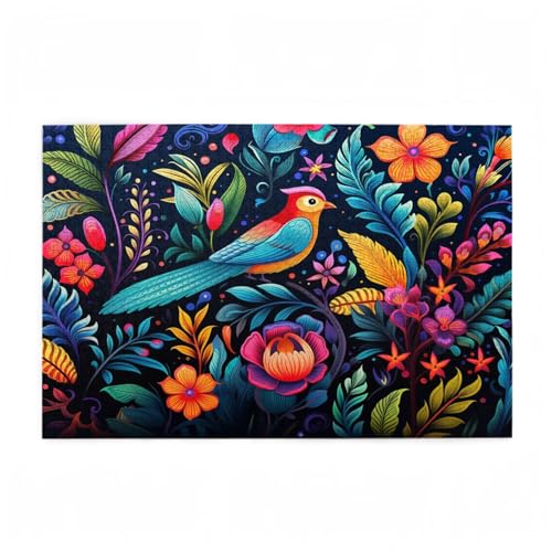 Puzzle 6000 Teile Bird Puzzle Blatt DIY Kreative Holz Jigsaws für Erwachsene mit Geschenkbox, Impossible Herausfordernde Familie Aktivität Spiele, Deko Wohnzimmer, Geschenke für Frauen 105x179cm D-727 von Wehsaeho