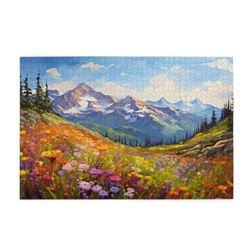 Puzzle 6000 Teile Blume Puzzle Berg DIY Kreative Holz Jigsaws für Erwachsene mit Geschenkbox Verpackung, Impossible Herausfordernde Familie Aktivität Spiele, Deko Wohnzimmer Geschenke 105x179cm E-727 Puzzle 6000 Teile Blume Puzzle Berg DIY Kreative Holz Jigsaws für Erwachsene mit Geschenkbox Verpackung, Impossible Herausfordernde Familie Aktivität Spiele, Deko Wohnzimmer Geschenke 105x179cm E-727 von Wehsaeho