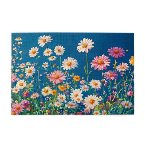 Puzzle 6000 Teile Blume Puzzle Einfachheit DIY Kreative Holz Jigsaws für Erwachsene, Impossible Herausfordernde Familie Aktivität Spiele, Deko Wohnzimmer, Geschenke für Frauen 105x179cm E-1400 von Wehsaeho