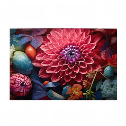 Puzzle 6000 Teile Blume Puzzle Farbe DIY Kreative Holz Jigsaws für Erwachsene mit Geschenkbox Verpackung, Impossible Herausfordernde Familie Aktivität Spiele, Geschenke für Frauen 105x179cm D-610 von Wehsaeho