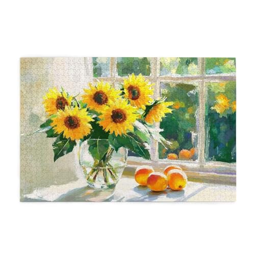 Puzzle 6000 Teile Blume Puzzle Fensterbank DIY Kreative Holz Jigsaws für Erwachsene, Impossible Herausfordernde Familie Aktivität Spiele, Deko Wohnzimmer, Geschenke für Frauen 105x179cm E-226 Puzzle 6000 Teile Blume Puzzle Fensterbank DIY Kreative Holz Jigsaws für Erwachsene, Impossible Herausfordernde Familie Aktivität Spiele, Deko Wohnzimmer, Geschenke für Frauen 105x179cm E-226 von Wehsaeho