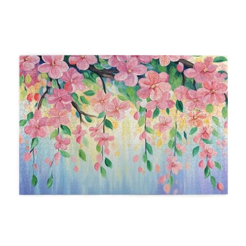 Puzzle 6000 Teile Blume Puzzle Frühling DIY Kreative Holz Jigsaws für Erwachsene, Geschenkbox Verpackung, Impossible Herausfordernde Familie Aktivität Spiele, Deko Wohnzimmer Geschenke 105x179cm E-711 von Wehsaeho