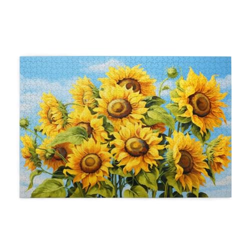 Puzzle 6000 Teile Blume Puzzle Sonnenblume DIY Kreative Holz Jigsaws für Erwachsene, Impossible Herausfordernde Familie Aktivität Spiele, Deko Wohnzimmer, Geschenke für Frauen 105x179cm E-747 Puzzle 6000 Teile Blume Puzzle Sonnenblume DIY Kreative Holz Jigsaws für Erwachsene, Impossible Herausfordernde Familie Aktivität Spiele, Deko Wohnzimmer, Geschenke für Frauen 105x179cm E-747 von Wehsaeho