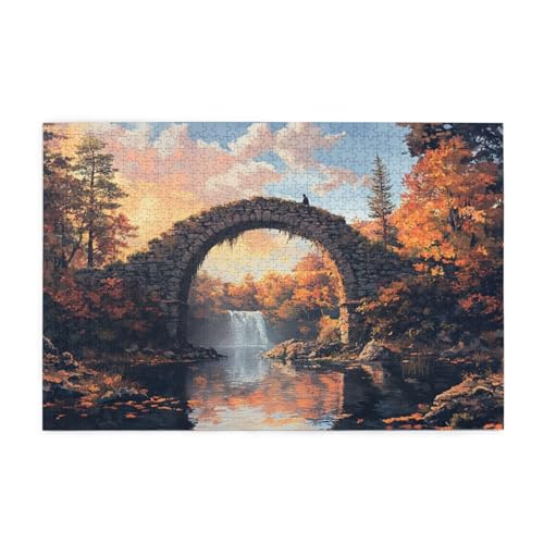 Puzzle 6000 Teile Brücke Puzzle Landschaft DIY Kreative Holz Jigsaws für Erwachsene, Impossible Herausfordernde Familie Aktivität Spiele, Deko Wohnzimmer, Geschenke für Frauen 105x179cm E-257 Puzzle 6000 Teile Brücke Puzzle Landschaft DIY Kreative Holz Jigsaws für Erwachsene, Impossible Herausfordernde Familie Aktivität Spiele, Deko Wohnzimmer, Geschenke für Frauen 105x179cm E-257 von Wehsaeho
