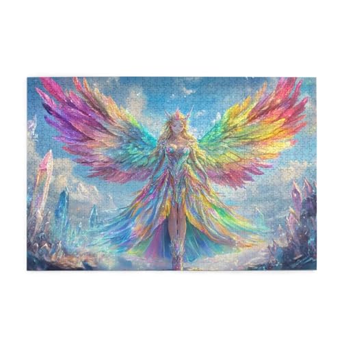 Puzzle 6000 Teile Engel Puzzle Frau DIY Kreative Holz Jigsaws für Erwachsene mit Geschenkbox Verpackung, Impossible Herausfordernde Familie Aktivität Spiele, Deko Wohnzimmer Geschenke 105x179cm E-1504 Puzzle 6000 Teile Engel Puzzle Frau DIY Kreative Holz Jigsaws für Erwachsene mit Geschenkbox Verpackung, Impossible Herausfordernde Familie Aktivität Spiele, Deko Wohnzimmer Geschenke 105x179cm E-1504 von Wehsaeho