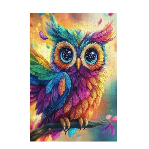 Puzzle 6000 Teile Eule Puzzle Farbe DIY Kreative Holz Jigsaws für Erwachsene mit Geschenkbox Verpackung, Impossible Herausfordernde Familie Aktivität Spiele, Geschenke für Frauen 105x179cm D-1232 von Wehsaeho