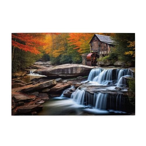 Puzzle 6000 Teile Fallen Puzzle Baum DIY Kreative Holz Jigsaws für Erwachsene mit Geschenkbox Verpackung, Impossible Herausfordernde Familie Aktivität Spiele, Deko Wohnzimmer Geschenke 105x179cm E-223 von Wehsaeho