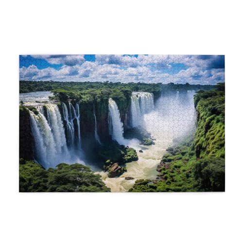 Puzzle 6000 Teile Fallen Puzzle Natürliche Landschaft DIY Kreative Holz Jigsaws für Erwachsene mit Geschenkbox Verpackung, Herausfordernde Familie Aktivität Spiele, Deko Wohnzimmer 105x179cm E-204 von Wehsaeho