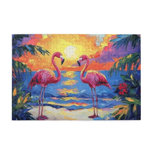 Puzzle 6000 Teile Flamingo Puzzle Sonnenuntergang DIY Kreative Holz Jigsaws für Erwachsene, Impossible Herausfordernde Familie Aktivität Spiele, Deko Wohnzimmer, Geschenke für Frauen 105x179cm E-1402 Puzzle 6000 Teile Flamingo Puzzle Sonnenuntergang DIY Kreative Holz Jigsaws für Erwachsene, Impossible Herausfordernde Familie Aktivität Spiele, Deko Wohnzimmer, Geschenke für Frauen 105x179cm E-1402 von Wehsaeho