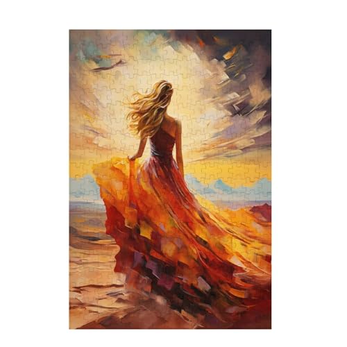 Puzzle 6000 Teile Frau Puzzle Abstrakt DIY Kreative Holz Jigsaws für Erwachsene mit Geschenkbox Verpackung, Impossible Herausfordernde Familie Aktivität Spiele, Deko Wohnzimmer 105x179cm D-1669 von Wehsaeho