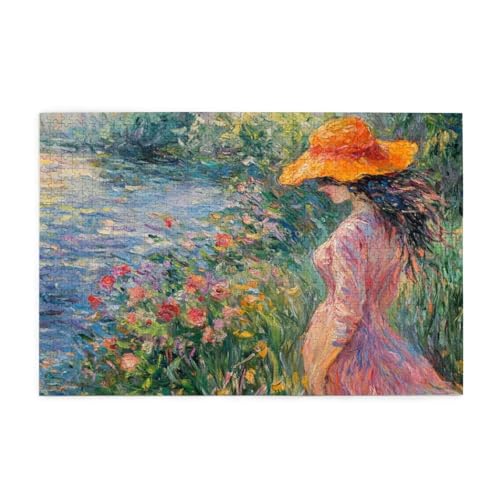 Puzzle 6000 Teile Frau Puzzle Landschaft DIY Kreative Holz Jigsaws für Erwachsene mit Geschenkbox Verpackung, Impossible Herausfordernde Familie Aktivität Spiele, Wanddeko Geschenke 105x179cm E-1348 von Wehsaeho
