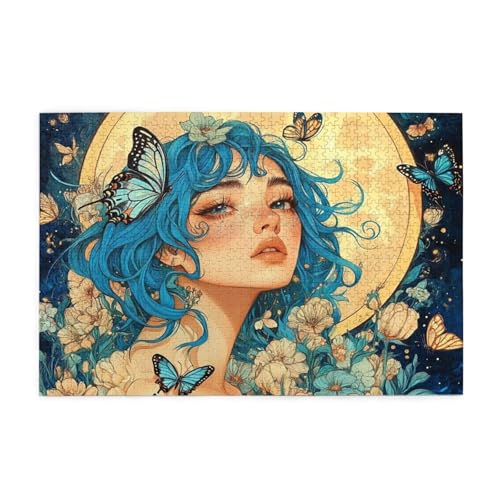 Puzzle 6000 Teile Frau Puzzle Schmetterling DIY Kreative Holz Jigsaws für Erwachsene, Impossible Herausfordernde Familie Aktivität Spiele, Deko Wohnzimmer, Geschenke für Frauen 105x179cm E-1750 Puzzle 6000 Teile Frau Puzzle Schmetterling DIY Kreative Holz Jigsaws für Erwachsene, Impossible Herausfordernde Familie Aktivität Spiele, Deko Wohnzimmer, Geschenke für Frauen 105x179cm E-1750 von Wehsaeho