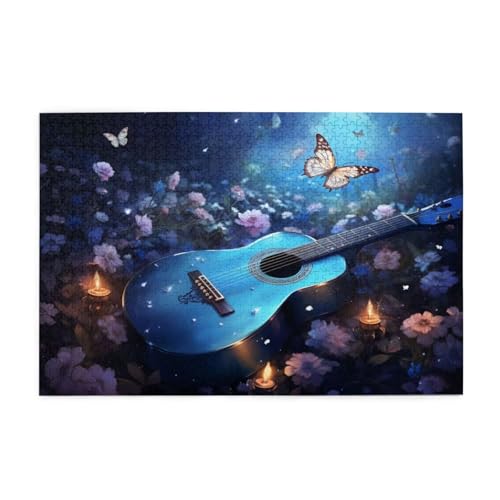 Puzzle 6000 Teile Gitarre Puzzle Schmetterling DIY Kreative Holz Jigsaws für Erwachsene, Impossible Herausfordernde Familie Aktivität Spiele, Deko Wohnzimmer, Geschenke für Frauen 105x179cm E-406 Puzzle 6000 Teile Gitarre Puzzle Schmetterling DIY Kreative Holz Jigsaws für Erwachsene, Impossible Herausfordernde Familie Aktivität Spiele, Deko Wohnzimmer, Geschenke für Frauen 105x179cm E-406 von Wehsaeho