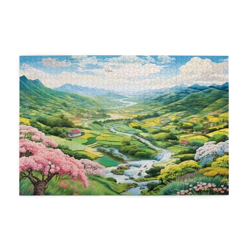 Puzzle 6000 Teile Kirschblüten Puzzle Landschaft DIY Kreative Holz Jigsaws für Erwachsene, Impossible Herausfordernde Familie Aktivität Spiele, Deko Wohnzimmer, Geschenke für Frauen 105x179cm E-529 Puzzle 6000 Teile Kirschblüten Puzzle Landschaft DIY Kreative Holz Jigsaws für Erwachsene, Impossible Herausfordernde Familie Aktivität Spiele, Deko Wohnzimmer, Geschenke für Frauen 105x179cm E-529 von Wehsaeho