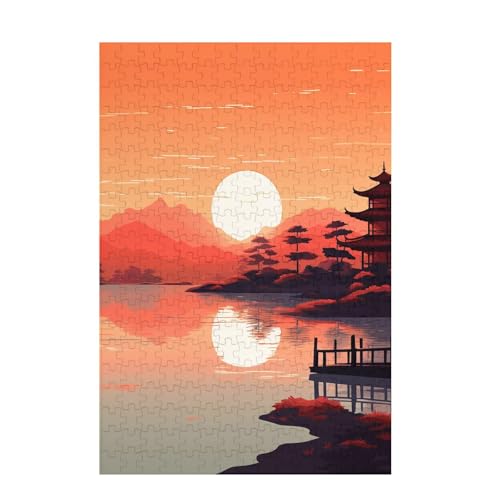 Puzzle 6000 Teile Landschaft Puzzle Berg DIY Kreative Holz Jigsaws für Erwachsene mit Geschenkbox Verpackung, Impossible Herausfordernde Familie Aktivität Spiele, Deko Wohnzimmer 105x179cm D-1577 von Wehsaeho