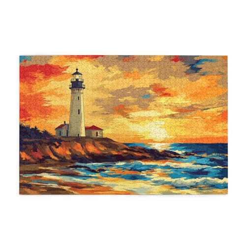Puzzle 6000 Teile Meer Puzzle Sonnenuntergang DIY Kreative Holz Jigsaws für Erwachsene, Impossible Herausfordernde Familie Aktivität Spiele, Deko Wohnzimmer, Geschenke für Frauen 105x179cm E-1170 von Wehsaeho