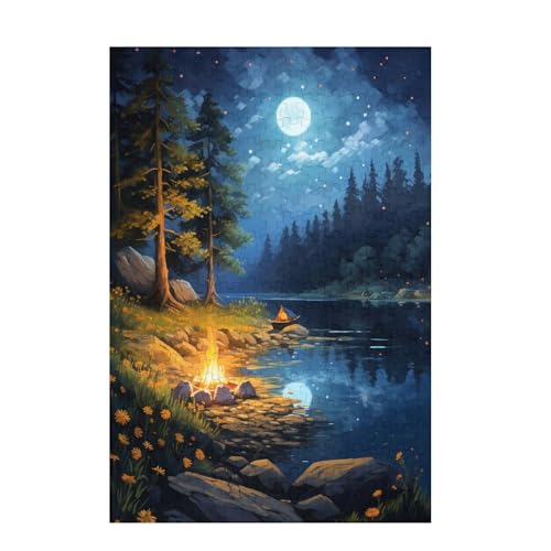 Puzzle 6000 Teile Mond Puzzle Baum DIY Kreative Holz Jigsaws für Erwachsene mit Geschenkbox, Impossible Herausfordernde Familie Aktivität Spiele, Deko Wohnzimmer, Geschenke für Frauen 105x179cm D-1575 von Wehsaeho