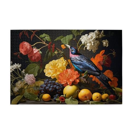 Puzzle 6000 Teile Obst Puzzle Blume DIY Kreative Holz Jigsaws für Erwachsene mit Geschenkbox Verpackung, Impossible Herausfordernde Familie Aktivität Spiele, Deko Wohnzimmer Geschenke 105x179cm E-158 von Wehsaeho
