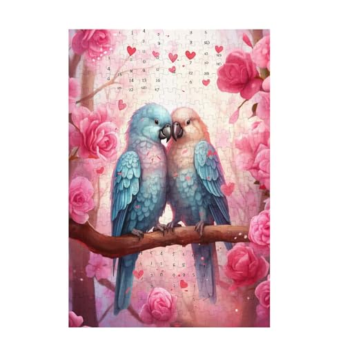Puzzle 6000 Teile Papagei Puzzle Blume DIY Kreative Holz Jigsaws für Erwachsene mit Geschenkbox Verpackung, Impossible Herausfordernde Familie Aktivität Spiele, Deko Wohnzimmer 105x179cm D-1701 von Wehsaeho