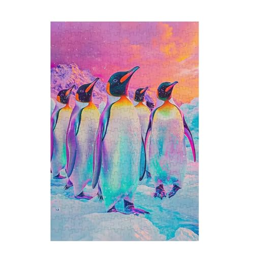 Puzzle 6000 Teile Pinguin Puzzle Tier DIY Kreative Holz Jigsaws für Erwachsene mit Geschenkbox Verpackung, Impossible Herausfordernde Familie Aktivität Spiele, Deko Wohnzimmer 105x179cm D-1233 von Wehsaeho