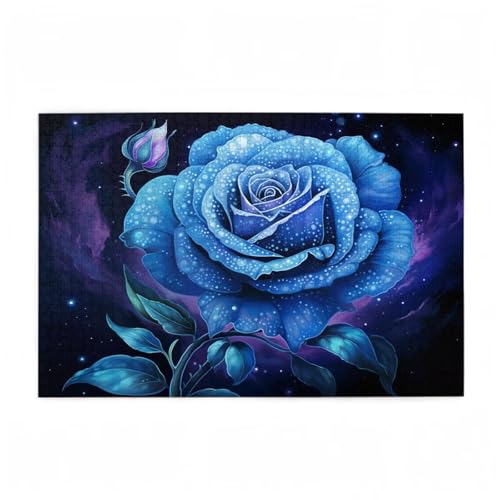 Puzzle 6000 Teile Rose Puzzle Blume DIY Kreative Holz Jigsaws für Erwachsene mit Geschenkbox, Impossible Herausfordernde Familie Aktivität Spiele, Deko Wohnzimmer, Geschenke für Frauen 105x179cm D-513 von Wehsaeho