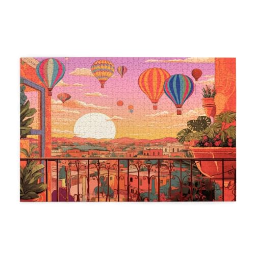 Puzzle 6000 Teile Sonnenuntergang Puzzle Heißluftballon DIY Kreative Holz Jigsaws für Erwachsene mit Geschenkbox Verpackung, Herausfordernde Familie Aktivität Spiele, Deko Wohnzimmer 105x179cm E-875 Puzzle 6000 Teile Sonnenuntergang Puzzle Heißluftballon DIY Kreative Holz Jigsaws für Erwachsene mit Geschenkbox Verpackung, Herausfordernde Familie Aktivität Spiele, Deko Wohnzimmer 105x179cm E-875 von Wehsaeho