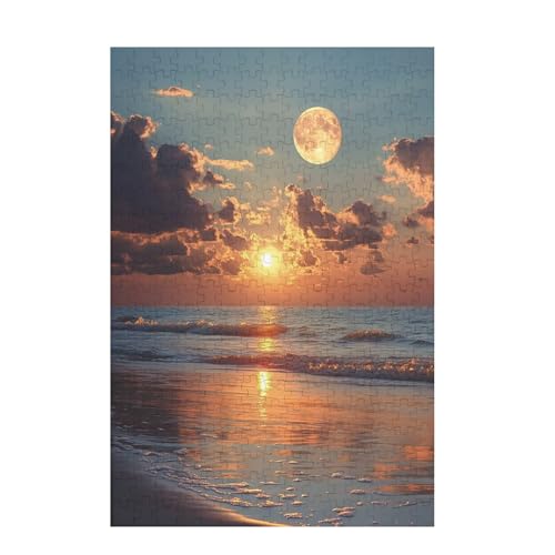 Puzzle 6000 Teile Sonnenuntergang Puzzle Meer DIY Kreative Holz Jigsaws für Erwachsene mit Geschenkbox Verpackung, Impossible Herausfordernde Familie Aktivität Spiele, Deko Wohnzimmer 105x179cm D-815 von Wehsaeho