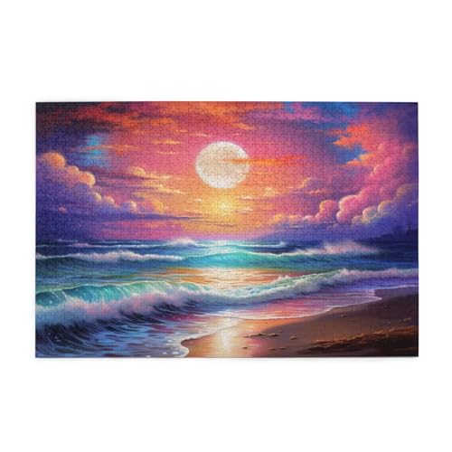 Puzzle 6000 Teile Sonnenuntergang Puzzle Strand DIY Kreative Holz Jigsaws für Erwachsene, Impossible Herausfordernde Familie Aktivität Spiele, Deko Wohnzimmer, Geschenke für Frauen 105x179cm E-942 Puzzle 6000 Teile Sonnenuntergang Puzzle Strand DIY Kreative Holz Jigsaws für Erwachsene, Impossible Herausfordernde Familie Aktivität Spiele, Deko Wohnzimmer, Geschenke für Frauen 105x179cm E-942 von Wehsaeho