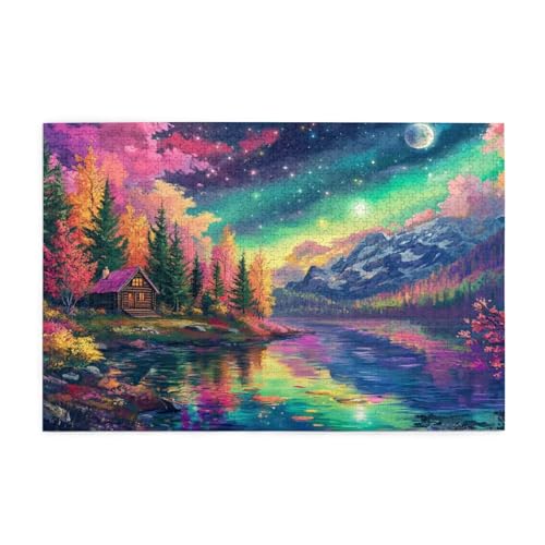 Puzzle 6000 Teile Sternenhimmel Puzzle Landschaft DIY Kreative Holz Jigsaws für Erwachsene, Impossible Herausfordernde Familie Aktivität Spiele, Deko Wohnzimmer, Geschenke für Frauen 105x179cm E-323 Puzzle 6000 Teile Sternenhimmel Puzzle Landschaft DIY Kreative Holz Jigsaws für Erwachsene, Impossible Herausfordernde Familie Aktivität Spiele, Deko Wohnzimmer, Geschenke für Frauen 105x179cm E-323 von Wehsaeho