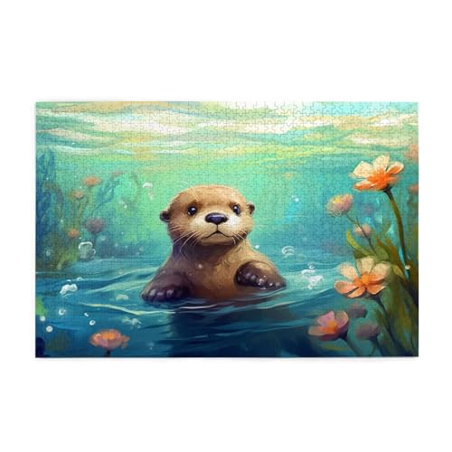 Puzzle 6000 Teile Tier Puzzle Blume DIY Kreative Holz Jigsaws für Erwachsene mit Geschenkbox Verpackung, Impossible Herausfordernde Familie Aktivität Spiele, Deko Wohnzimmer Geschenke 105x179cm E-21 von Wehsaeho
