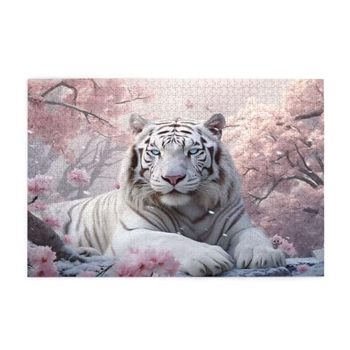 Puzzle 6000 Teile Tiger Puzzle Baum DIY Kreative Holz Jigsaws für Erwachsene mit Geschenkbox Verpackung, Impossible Herausfordernde Familie Aktivität Spiele, Deko Wohnzimmer Geschenke 105x179cm E-40 von Wehsaeho