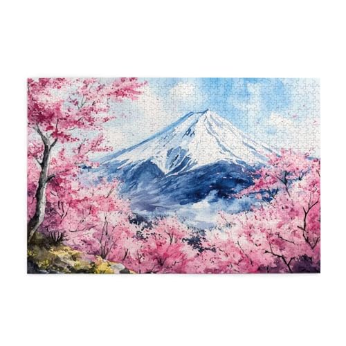 Puzzle 6000 Teile Vulkan Fuji Puzzle Kirschblüten DIY Kreative Holz Jigsaws für Erwachsene, Impossible Herausfordernde Familie Aktivität Spiele, Deko Wohnzimmer, Geschenke für Frauen 105x179cm E-1117 Puzzle 6000 Teile Vulkan Fuji Puzzle Kirschblüten DIY Kreative Holz Jigsaws für Erwachsene, Impossible Herausfordernde Familie Aktivität Spiele, Deko Wohnzimmer, Geschenke für Frauen 105x179cm E-1117 von Wehsaeho