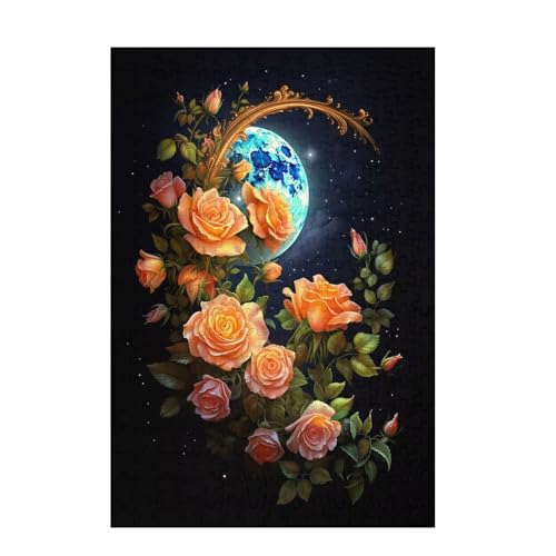 Rose Puzzle Sternenhimmel Puzzle Große 6000 Teile Erwachsene, Clevere Rätsel, Geschicklichkeitsspiel für die Ganze Familie, Holz Farbenfrohes Jigsaws mit Geschenkbox, Deko Wohnzimmer 105x179cm D-1357 von Wehsaeho